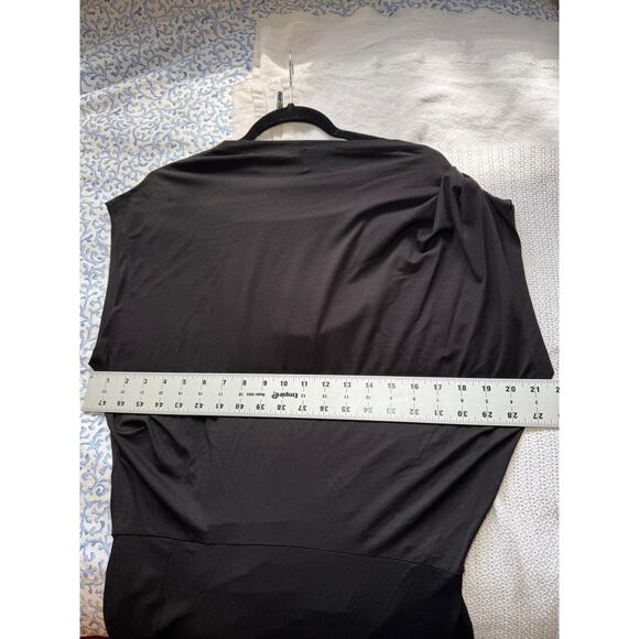 Isabel Marant Etoile Naerys Ruched Stretch Jersey Maxi Shirt Dress Sz 42 / 10 - Picture 11 of 15